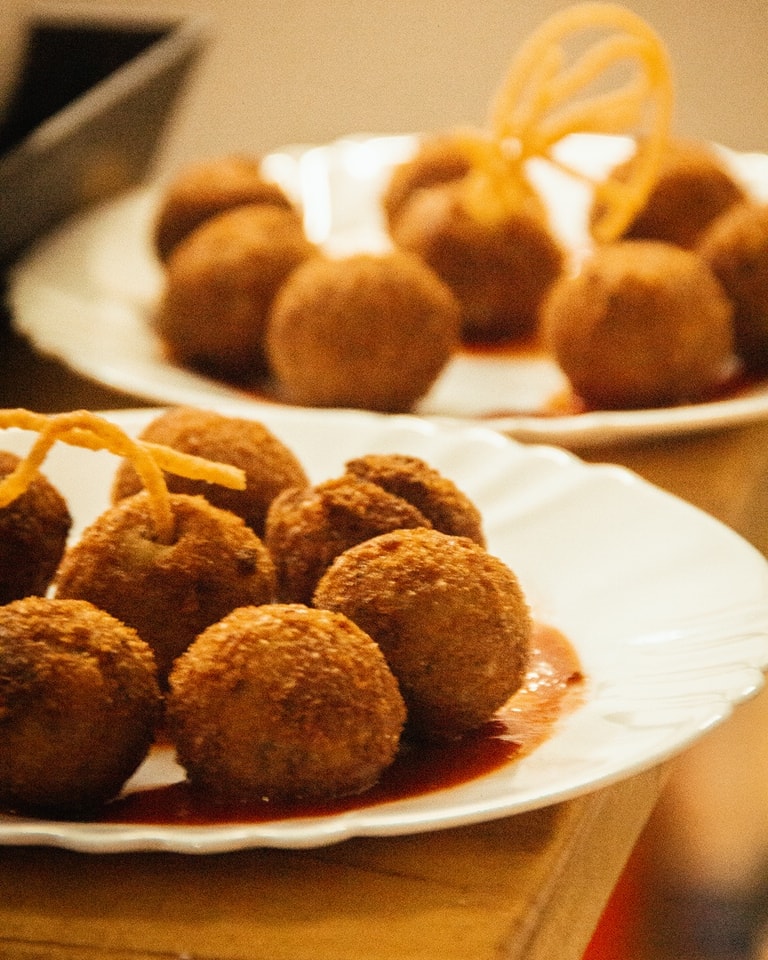 Bolitas de entrada
